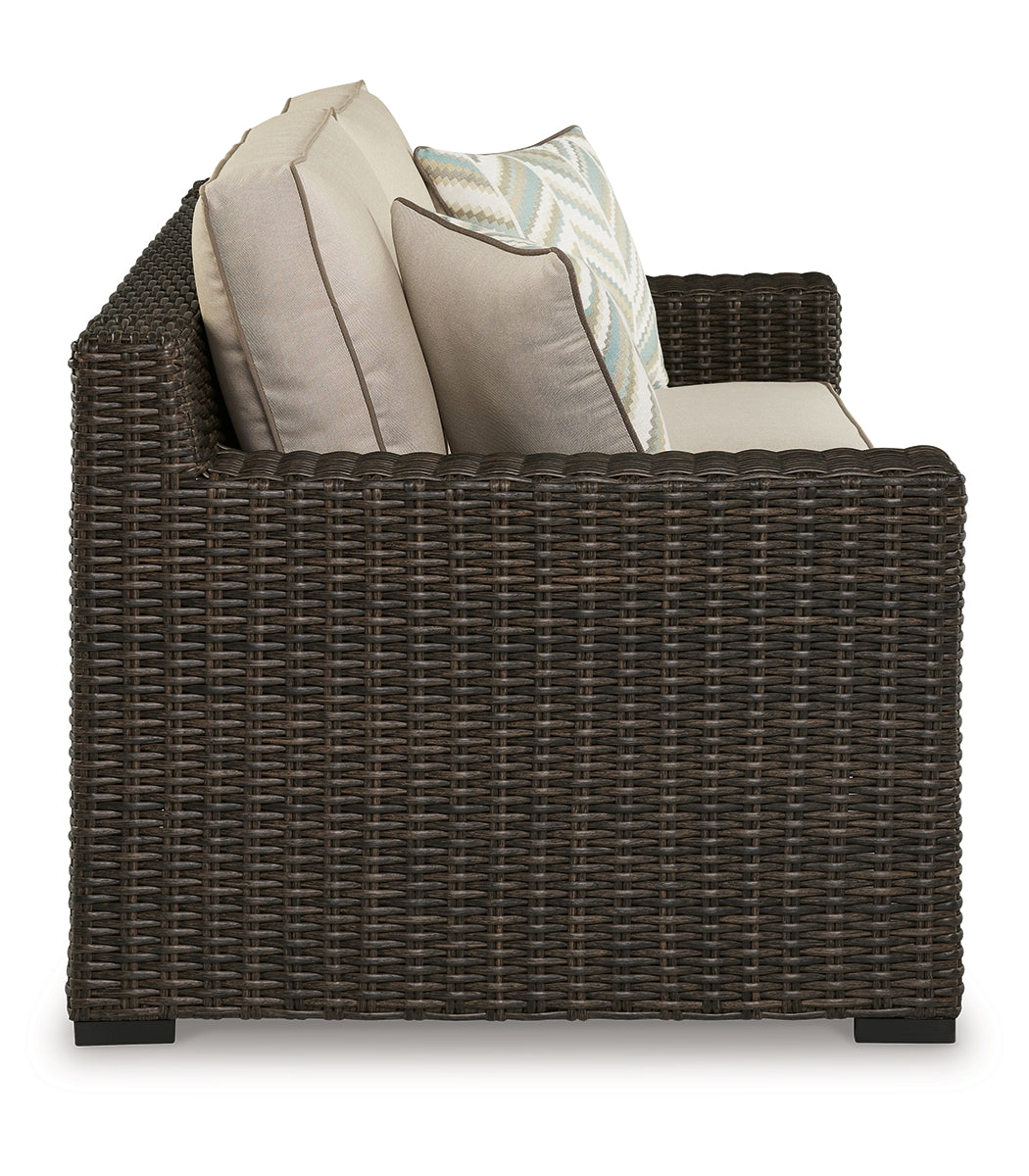 Coastline Bay Outdoor Loveseat with Cushion