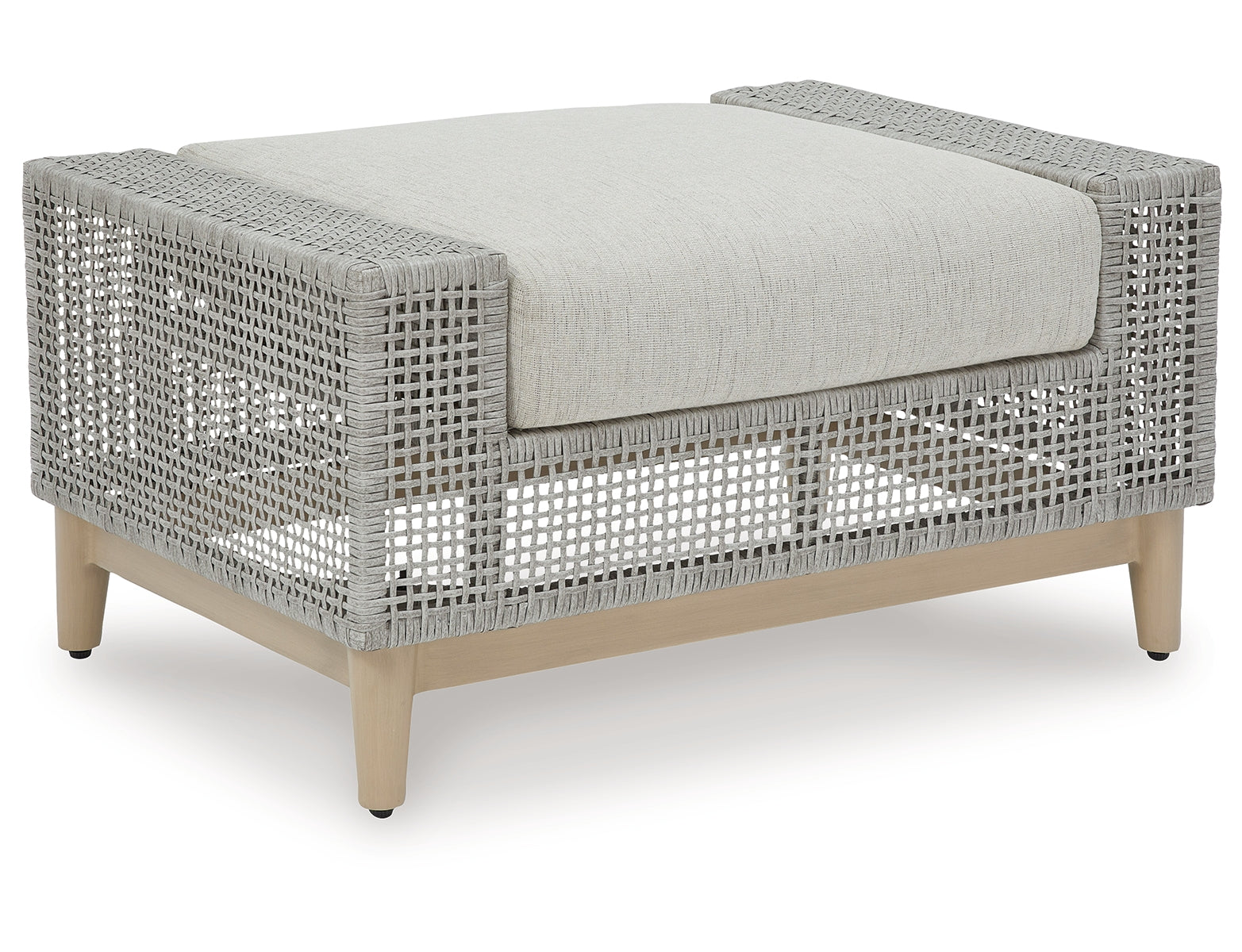 Seton Creek Outdoor Ottoman with Cushion