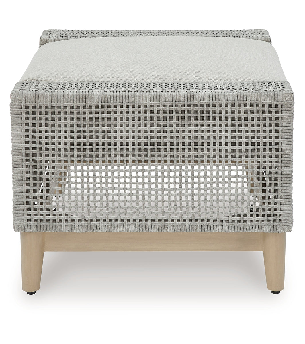 Seton Creek Outdoor Ottoman with Cushion