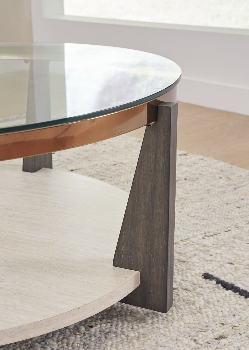Frazwa Coffee Table with 2 End Tables