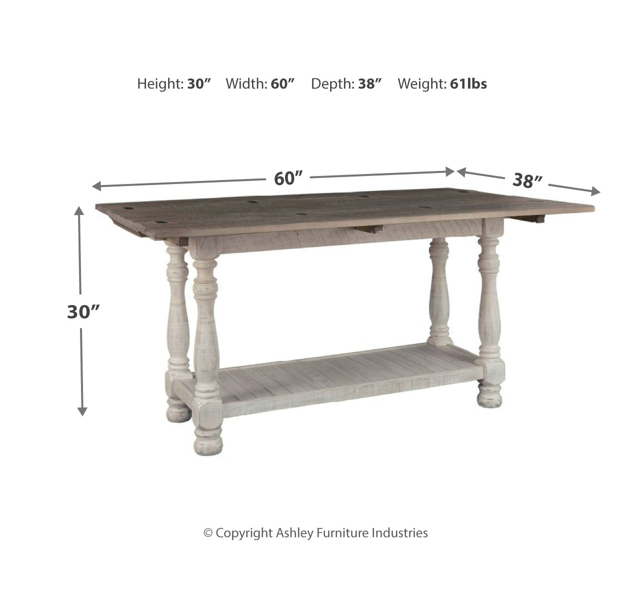 Havalance Sofa/Console Table