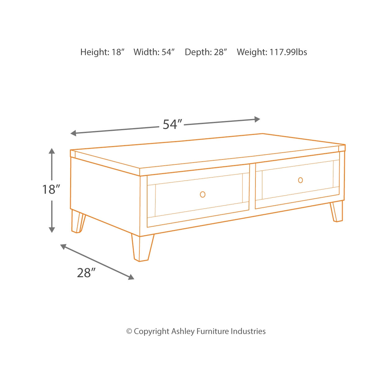 Chazney Coffee Table with Lift Top