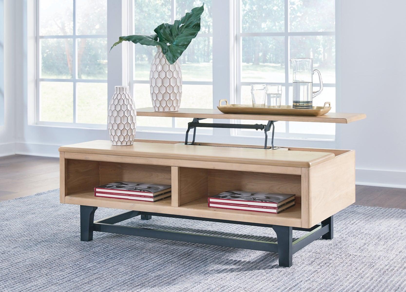 Freslowe Coffee Table with 2 End Tables
